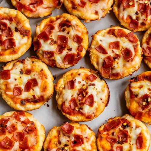 Mini pizzas Pasabocas para fiestas
