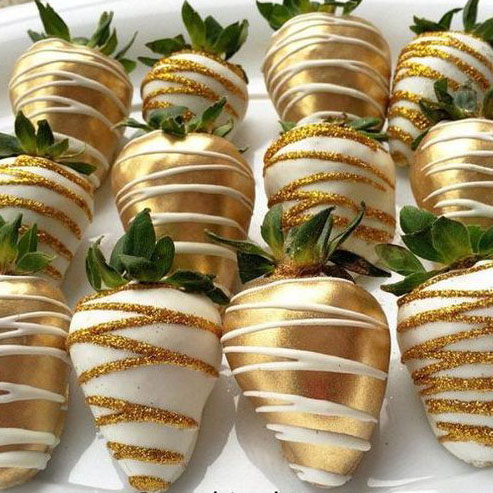 Fresas con chocolate gourmet.